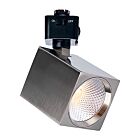 Satco JH5056 8W Brushed Nickel Track Head CCT Selectable with Integrated LED
