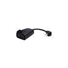 Satco S11281 Starfish 1875W Matte Black Outdoor Dual Plug