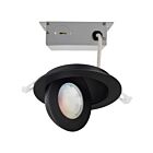 Satco S11294R1 9W 4" White LED Gimbal Recessed Light CCT Selectable