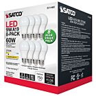 Satco S11460 9W A19 LED Bulb (Pack of 8)