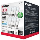 Satco S11461 9W A19 LED Bulb (Pack of 8)
