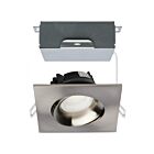 Satco S11629R1 12W Brushed Nickel LED Downlight CCT Selectable