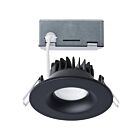 Satco S11631R1 10W Black LED Recessed Light