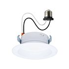 Satco S11647 10W 4" White LED Recessed Light CCT Selectable