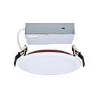 Satco S11866R1 13W 6" White and Red LED Recessed Light