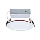 Satco S11867R1 13W 6" White and Red LED Recessed Light