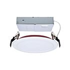 Satco S11869R1 13W 6" White and Red LED Recessed Light