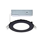 Satco S11874R1 10W 4" Black LED Recessed Light CCT Selectable