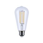 Satco S12154 8W St19 LED Filament Bulb