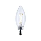 Satco S12490 3W Clear B11 LED Bulb