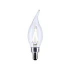 Satco S12505 3W Clear CA10 LED Bulb