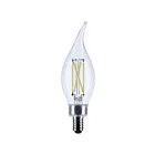 Satco S12506 4W Clear CA10 LED Bulb