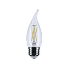Satco S12512 5.5W Clear CA10 LED Bulb