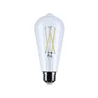 Satco S12536 8W Clear ST19 LED Bulb