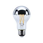 Satco S12537 8W Silver A19 LED Bulb