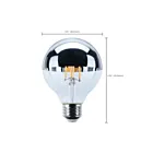 Satco S12541 5.5W Silver G25 LED Bulb