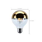 Satco S12542 5.5W Gold G25 LED Bulb