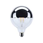 Satco S12545 8W Silver G40 LED Bulb