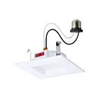 Satco S12601 6.5W White LED Recessed Light