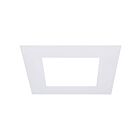 Satco S13551 6" Matte White Square Trim