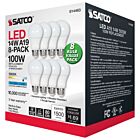 Satco S14463 14W A19 LED Bulb (Pack of 8)