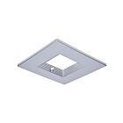 Satco S21691 6" Silver Square Trim