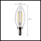 Satco S21817 3W B11 LED Bulb (Pack of 2)