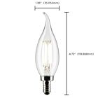 Satco S21840 4W CA10 LED Bulb (Pack of 2)