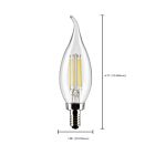 Satco S21846 5.5W CA10 LED Bulb (Pack of 2)