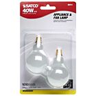Satco S2741 40W A15 Incandescent Bulb (Pack of 2)