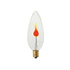 Satco S3659 3W BA9 1/2 Incandescent Bulb 2700K