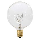 Satco S3726 15W G16.5 Incandescent Globe 2700K (Pack of 2)