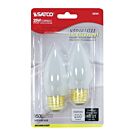 Satco S3734 25W B11 Incandescent Bulb 2700K (Pack of 2)