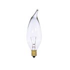 Satco S3866 7W CA10 Incandescent Bulb 2700K