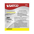 Satco S3940 25W A19 Incandescent Bulb (Pack of 2)