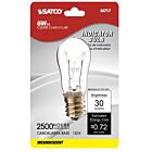 Satco S4717 6W S6 Incandescent Bulb 2700K (Pack of 2)