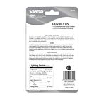 Satco S4740 40W B10 Incandescent Bulb 2700K (Pack of 2)