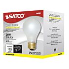 Satco S6050 25W A19 Incandescent Bulb (Pack of 2)