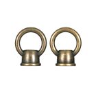 Satco S70-256 Brass 2 Female Loops
