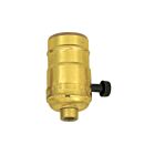 Satco S70-412 Brite Gilt Standard 3-Way Socket