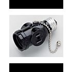 Satco S70-540 Ivory Bakelite Socket With Pull Chain