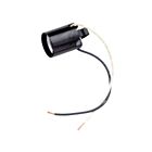 Satco S70-556 Black Keyless Snap-In Medium Base Socket