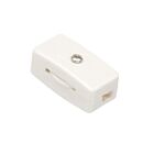 Satco S70-572 White Inline Cord Switch
