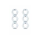 Satco S70-622 Brass 6 Steel Locknuts