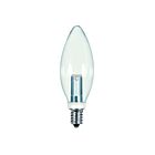 Satco S9152 1W Clear BA9 LED Bulb 2700K