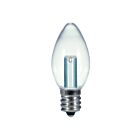 Satco S9156 0.5W Clear C7 LED Bulb 2700K