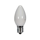 Satco S9157 0.5W White C7 LED Bulb 2700K