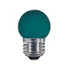 Satco S9163 1.2W S11 Ceramic Green LED Bulb