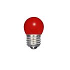 Satco S9165 1.2W Ceramic S11 Red LED Bulb