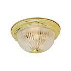 Nuvo Lighting SF76-091 2-Lights 120W Polished Brass Ceiling Flush Mount